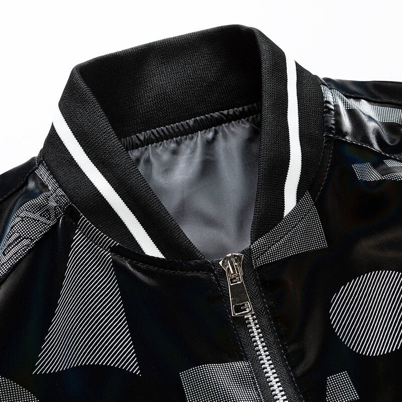 Chaqueta bomber para hombre con estampado gráfico - Varlen