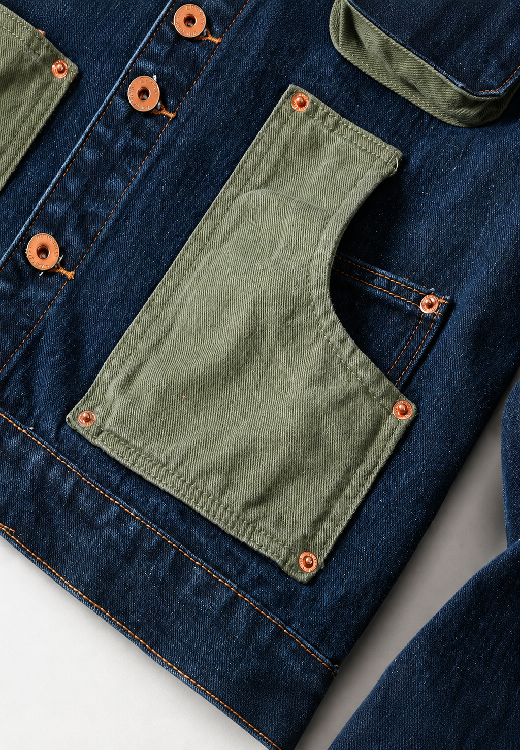 Chaqueta vaquera hombre casual multibolsillos botones denim funcional versátil - Kilyan