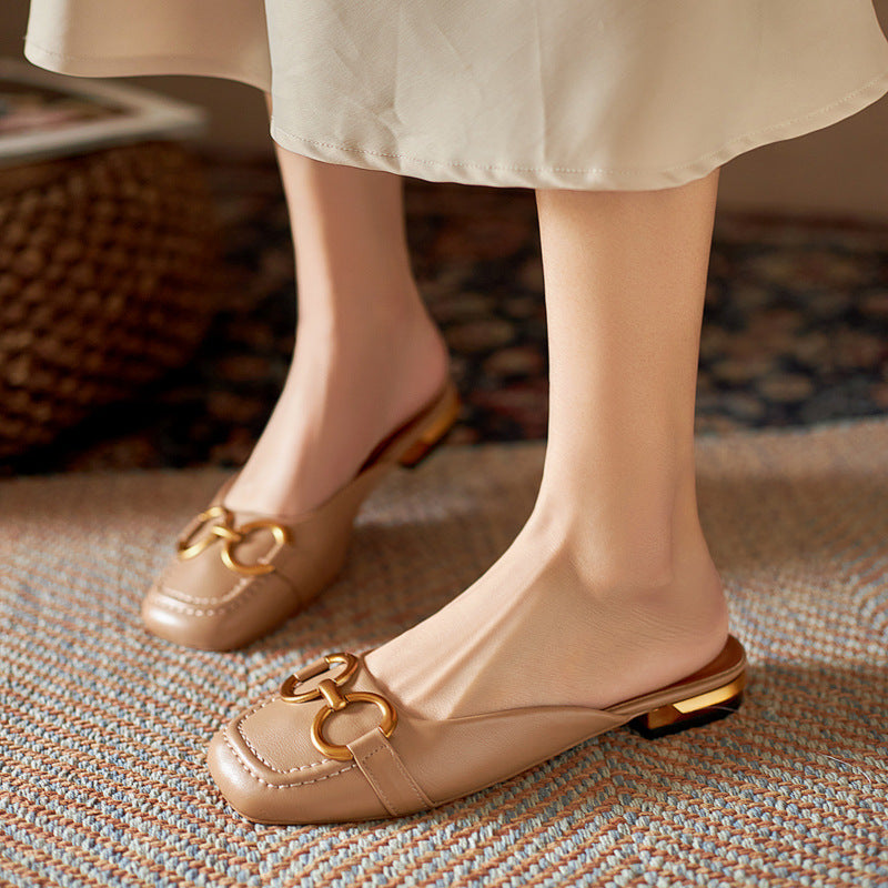 Mocasines con herraje metálico para mujer - Odalys