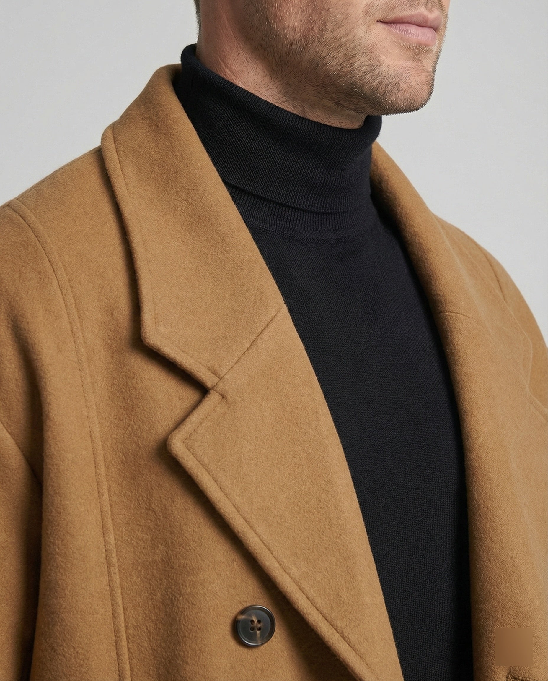 Abrigo largo para hombre de corte recto - Otto