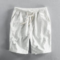 Shorts de rayas verticales con cordón ajustable para hombre - Lecce