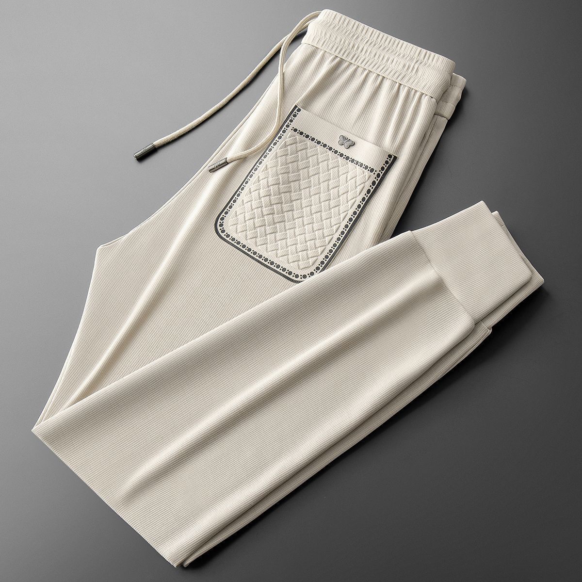 Pantalones para hombre deportivos con bolsillo bordado - André