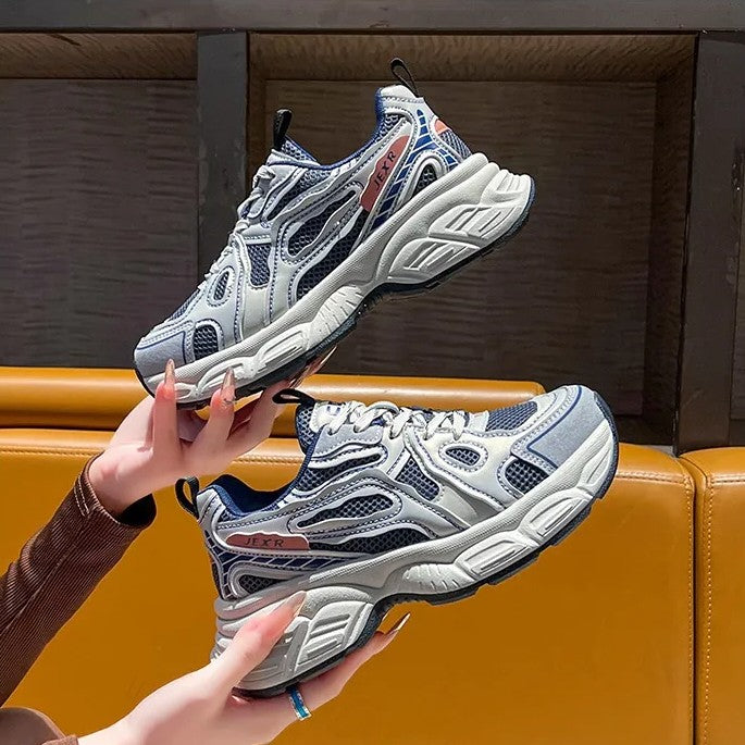 Tenis deportivos para mujer con estilo retro y suela ancha - Jane