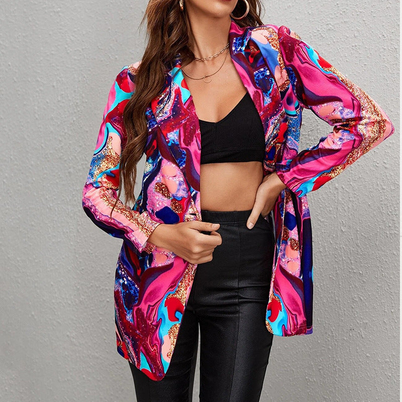 Monita - Colorido traje de ocio de aire americano