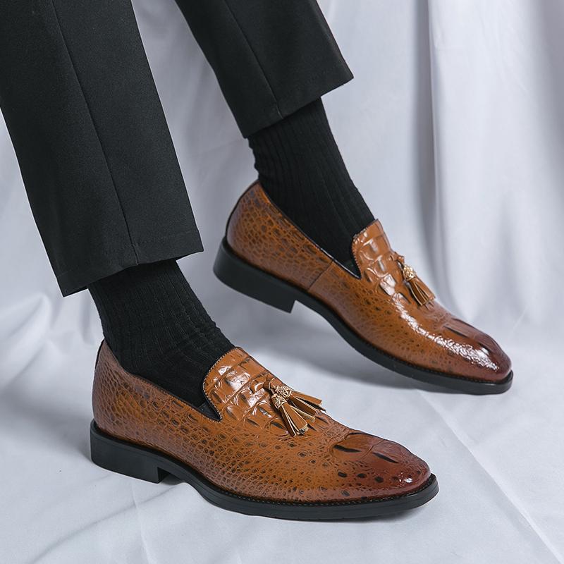 Mocasines con borla para hombre de estilo elegante - Virek