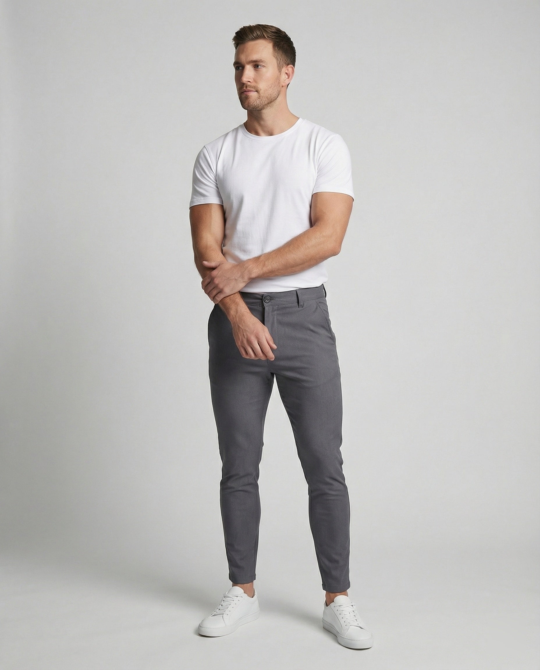 Pantalones chinos para hombre de corte slim - Sobrius