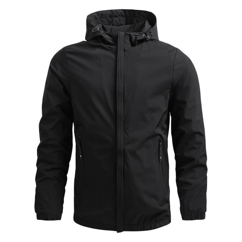 Chaqueta ligera con capucha para hombre de uso diario - Darel