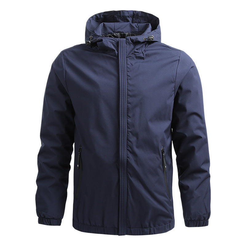 Chaqueta ligera con capucha para hombre de uso diario - Darel