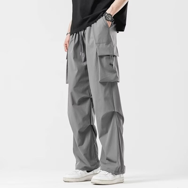 Pantalones cargo para hombre de corte amplio con cintura elástica - Ravel