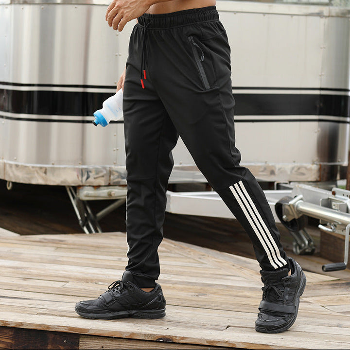 Pantalones deportivos para hombre de entrenamiento con bolsillos con cremallera - Liron