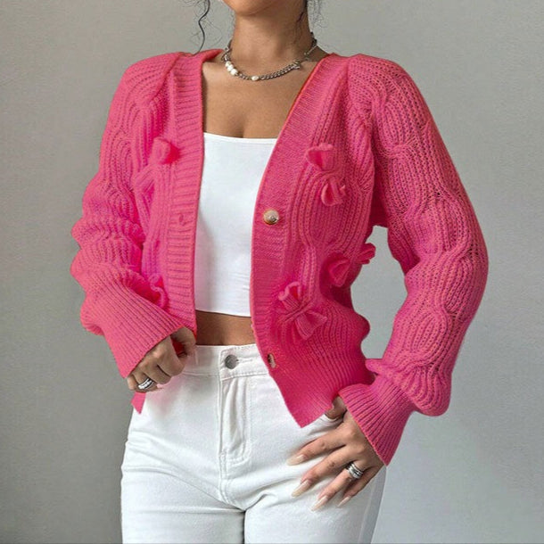 Suéter de punto entrelazado para mujer - Alana
