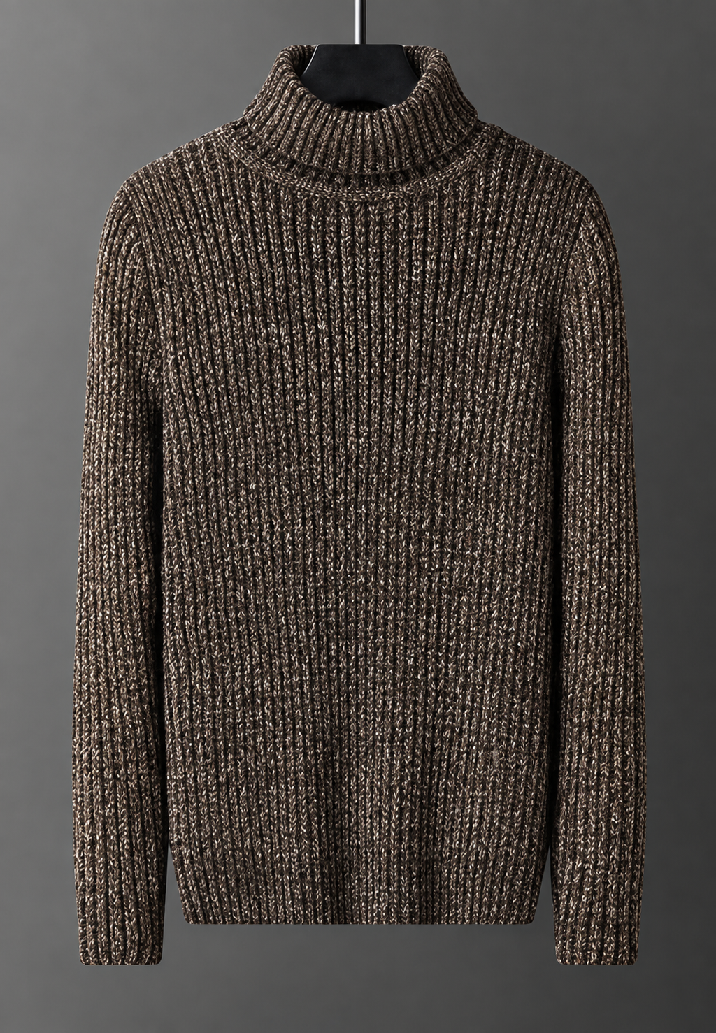 Jersey hombre cuello vuelto punto canalé textura marcada otoño invierno - Nereo