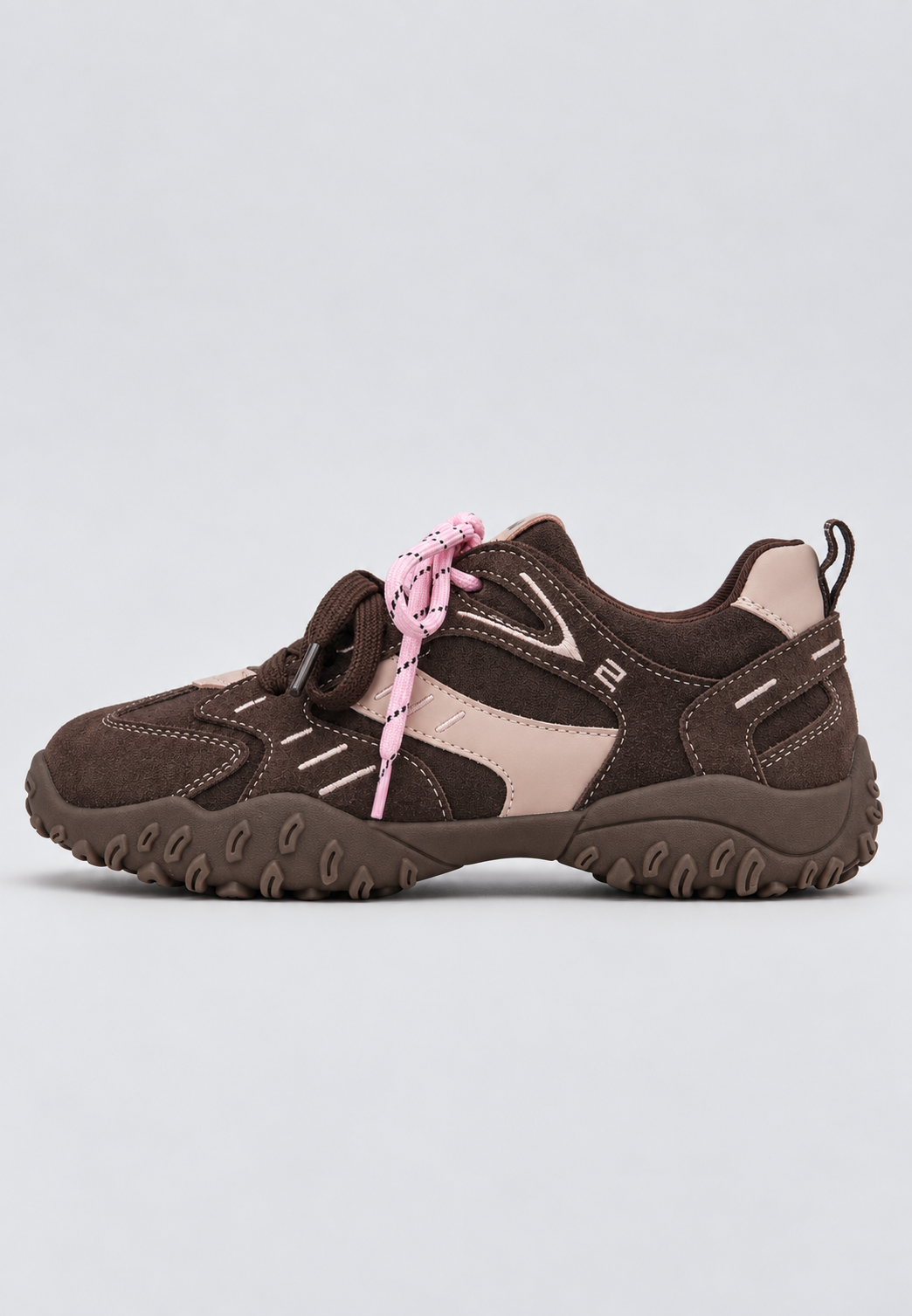 Zapatillas deportivas mujer multipiezas suela volumen cordonera doble retro - Brina