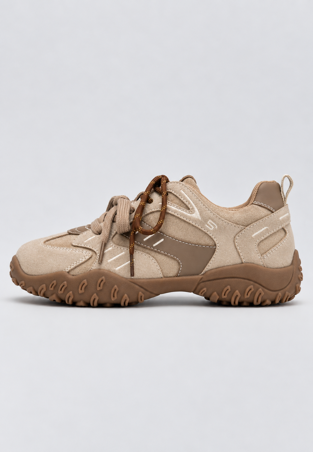 Zapatillas deportivas mujer multipiezas suela volumen cordonera doble retro - Brina
