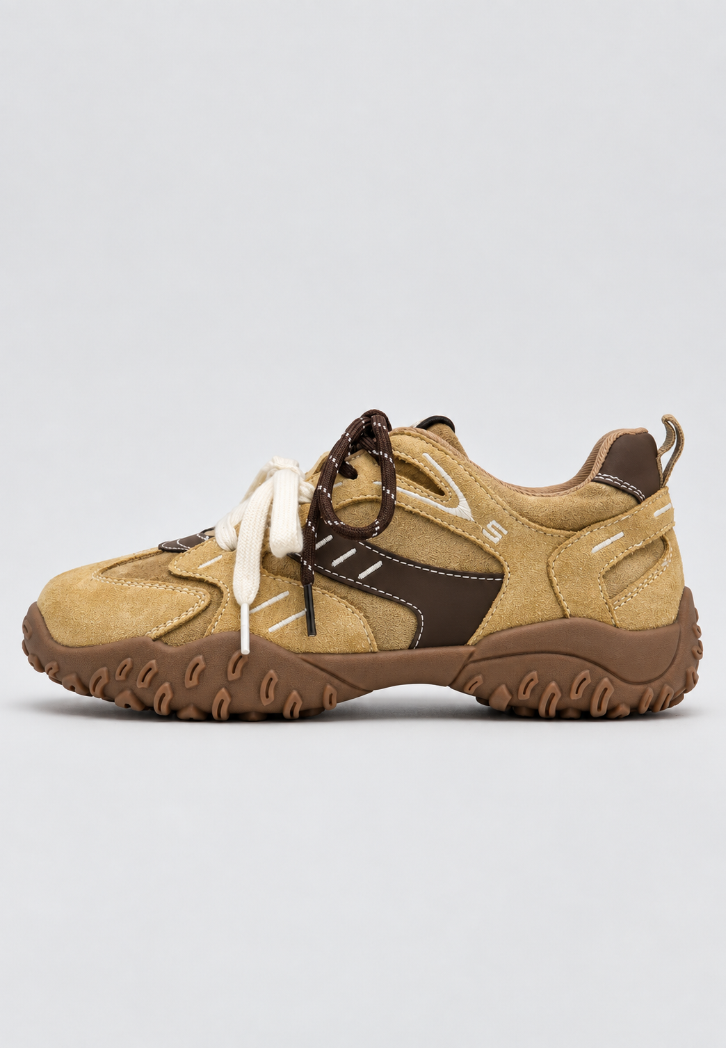 Zapatillas deportivas mujer multipiezas suela volumen cordonera doble retro - Brina